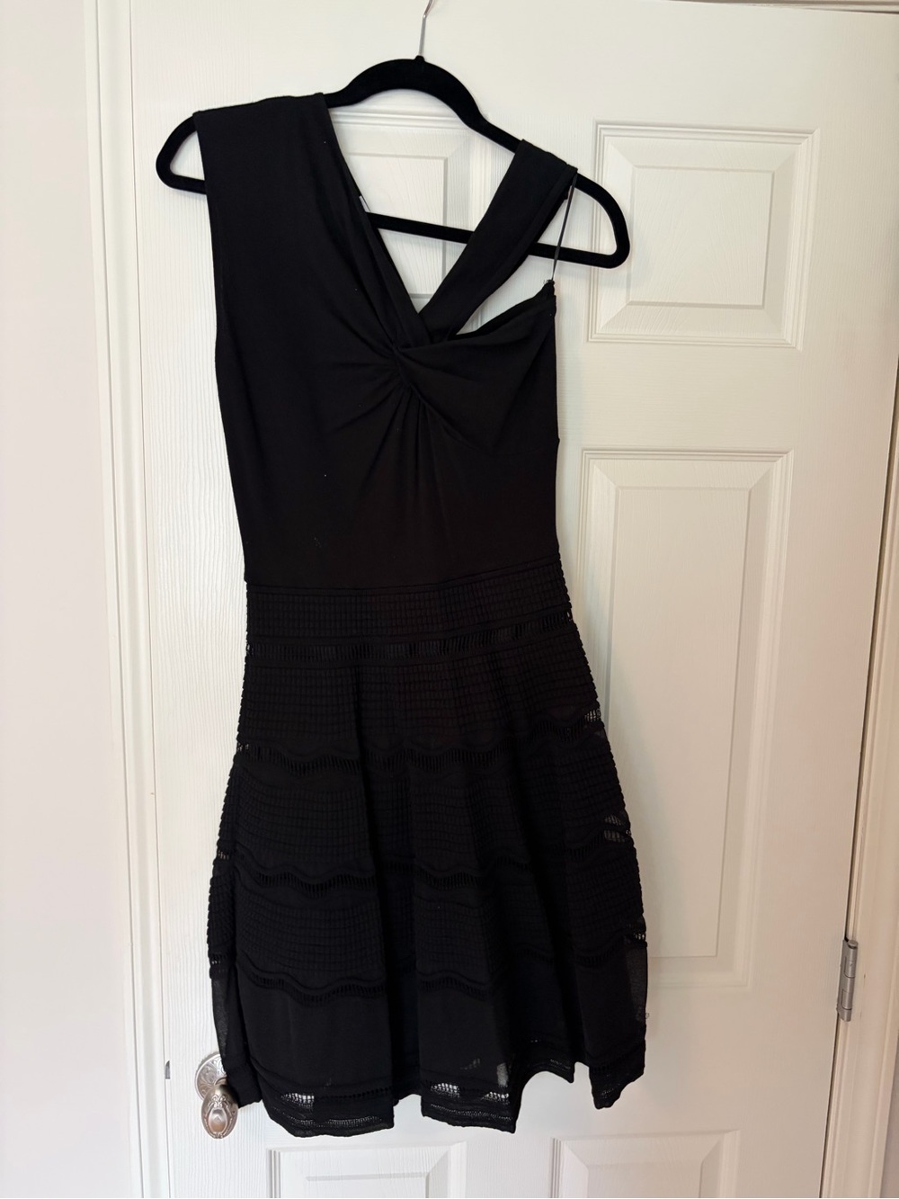 Missoni Black One-Shoulder Twist Waist Dress